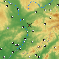 Nearby Forecast Locations - Holešov - Kaart