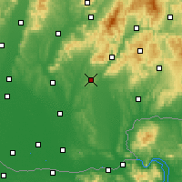 Nearby Forecast Locations - Mochovce - Kaart