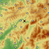 Nearby Forecast Locations - Žilina - Kaart