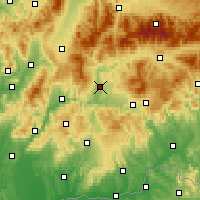 Nearby Forecast Locations - Sliač - Kaart