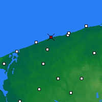 Nearby Forecast Locations - Mrzeżyno - Kaart