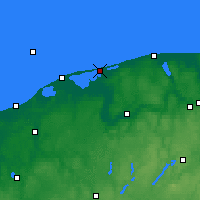 Nearby Forecast Locations - Łeba - Kaart