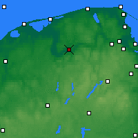 Nearby Forecast Locations - Lębork - Kaart