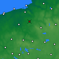 Nearby Forecast Locations - Zegrze Pomorskie - Kaart
