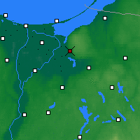 Nearby Forecast Locations - Elbląg - Kaart