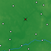 Nearby Forecast Locations - Ostrołęka - Kaart