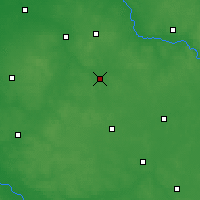 Nearby Forecast Locations - Siedlce - Kaart