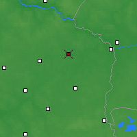 Nearby Forecast Locations - Biała Podlaska - Kaart