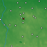 Nearby Forecast Locations - Łódź - Kaart