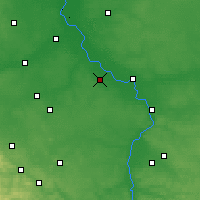 Nearby Forecast Locations - Kozienice - Kaart