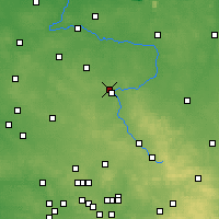 Nearby Forecast Locations - Częstochowa - Kaart