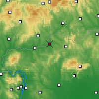 Nearby Forecast Locations - Szécsény - Kaart