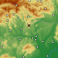 Nearby Forecast Locations - Jósvafő - Kaart