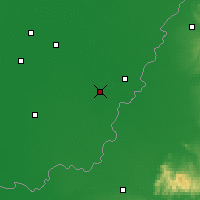 Nearby Forecast Locations - Békéscsaba - Kaart