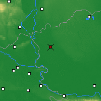 Nearby Forecast Locations - Sombor - Kaart