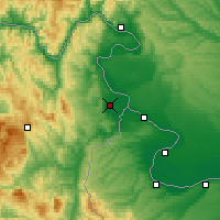 Nearby Forecast Locations - Negotin - Kaart