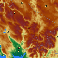 Nearby Forecast Locations - Kolašin - Kaart