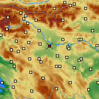 Nearby Forecast Locations - Ljubljana - Kaart