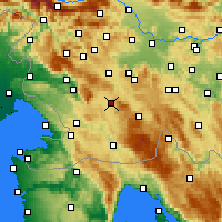 Nearby Forecast Locations - Postojna - Kaart