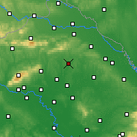Nearby Forecast Locations - Križevci - Kaart