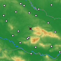 Nearby Forecast Locations - Daruvar - Kaart