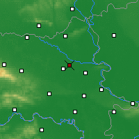 Nearby Forecast Locations - Osijek - Kaart