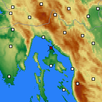Nearby Forecast Locations - Omišalj - Kaart