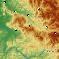Nearby Forecast Locations - Ocna Șugatag - Kaart