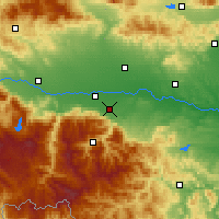 Nearby Forecast Locations - Kroemovo - Kaart