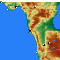 Nearby Forecast Locations - Bonifati - Kaart