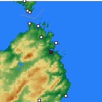 Nearby Forecast Locations - Olbia - Kaart