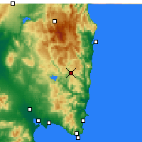 Nearby Forecast Locations - Perdasdefogu - Kaart