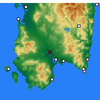 Nearby Forecast Locations - Decimomannu - Kaart