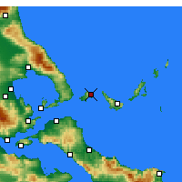 Nearby Forecast Locations - Skiathos - Kaart