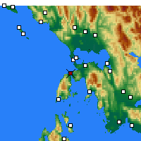 Nearby Forecast Locations - Lefkada - Kaart