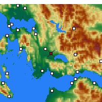 Nearby Forecast Locations - Agrinion - Kaart