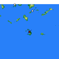 Nearby Forecast Locations - Santorini - Kaart