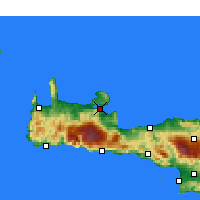 Nearby Forecast Locations - Souda - Kaart