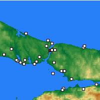 Nearby Forecast Locations - Sarıyer - Kaart