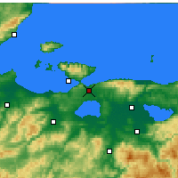 Nearby Forecast Locations - Bandırma - Kaart