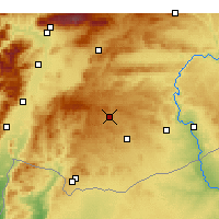 Nearby Forecast Locations - Gaziantep - Kaart