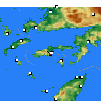 Nearby Forecast Locations - Datça - Kaart