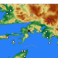 Nearby Forecast Locations - Marmaris - Kaart