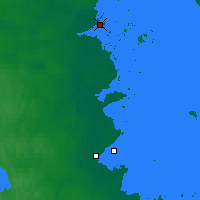Nearby Forecast Locations - Kem' - Port - Kaart