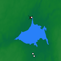 Nearby Forecast Locations - Arkazha - Kaart