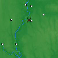 Nearby Forecast Locations - Vyksa - Kaart