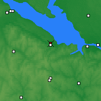 Nearby Forecast Locations - Chyhyryn - Kaart