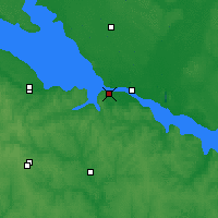 Nearby Forecast Locations - Svitlovodsk - Kaart