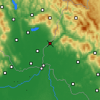 Nearby Forecast Locations - Oezjhorod - Kaart