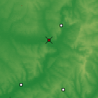 Nearby Forecast Locations - Rudnya - Kaart